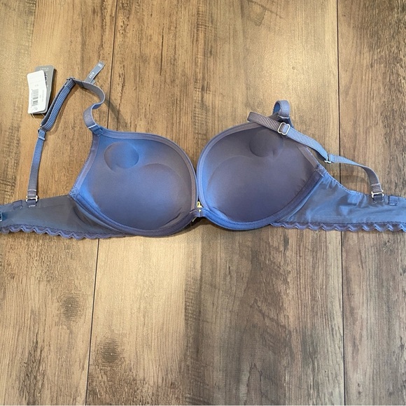 Aerie • Gray Convertible Padded Lace Underwire Bra • Size 32B • NWT - Picture 4 of 6